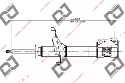 Амортизатор DJ PARTS DS1081GS